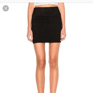 SPRWMN suede mini skirt with tags